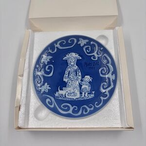 1971 Royal Copenhagen Mothers Day Plate American Mother Mors Dag Boxed 6"
